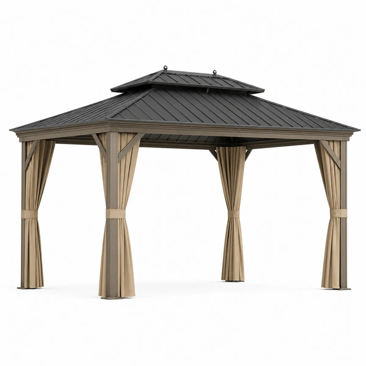 Pawilon ogrodowy metalowo-stalowy 300x400 cm