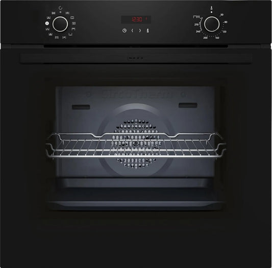Neff piekarnik do zabudowy, B2CVG6AK3 N30 Elektryczny piekarnik, 60 x 60 cm, wbudowany, blokada, efekt 3D, para, czarny, ekran LED, podstawa parowa, 3D gorące powietrze, samoczyszczenie