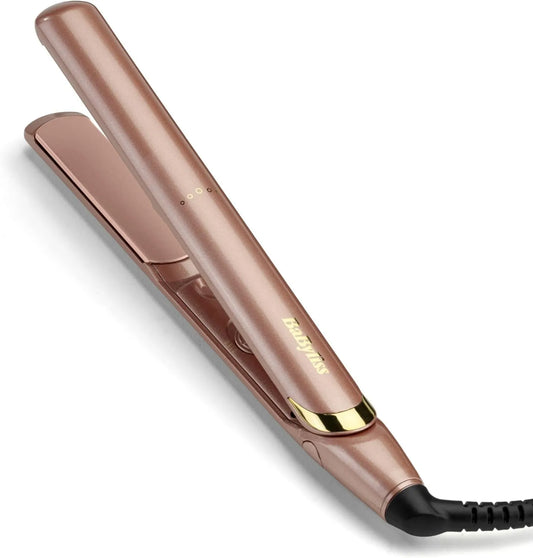 BaByliss prostownica do włosów, 2598PE, ultraszybkie ogrzewanie w 15 s, 3 ustawienia temperatury do 235°C