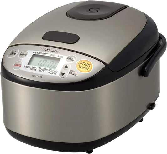 NS-LGC05XB grzejnik, 180 ml, 120 V, stal nierdzewna, Zojirushi Micom Rice Cooker & Warmer
