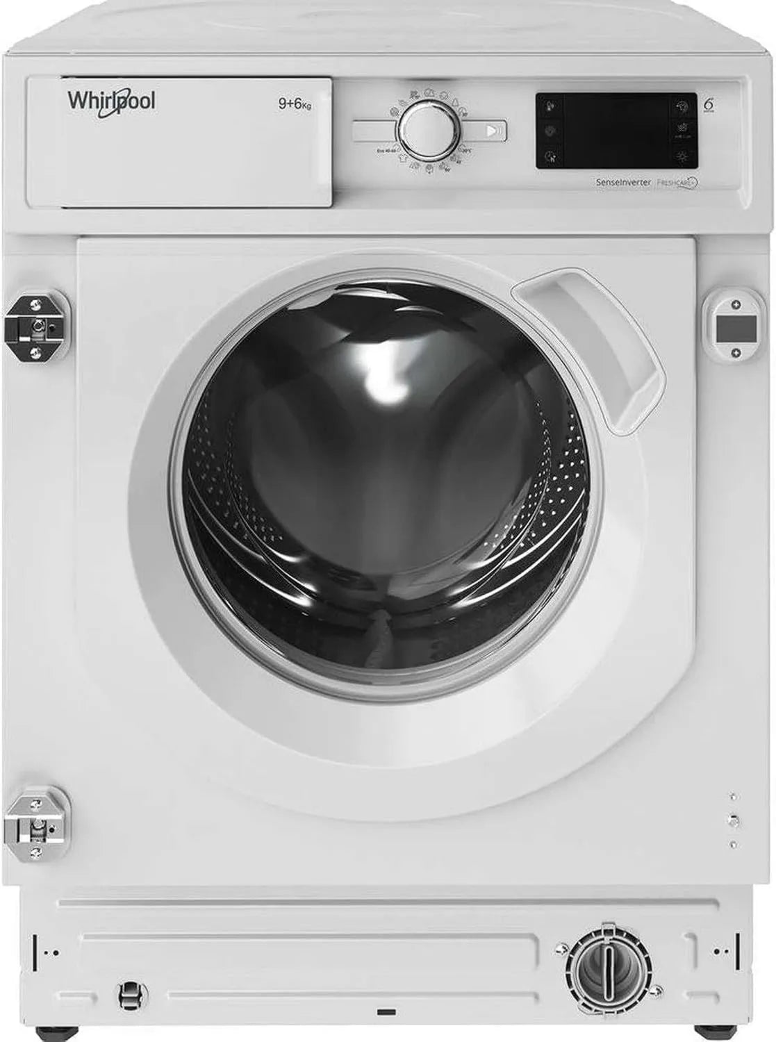 Whirlpool pralka, WMWG 91485, biała, BI UE z suszarką Zintegrowana ładowanie front biały D