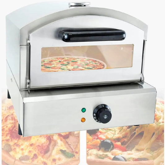 XSDAJSD, Elektryczny mini piekarnik do pizzy, 2000 W, grill, profesjonalny, restauracja, stal nierdzewna, do hotelu, Dom gotowania