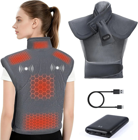 Arlierss, 10000 mAh Bateria, Cushion, 3 poziomów, 3 tryby, funkcja ogrzewania, do tylnych osłon z akumulatorem 10000 mAh