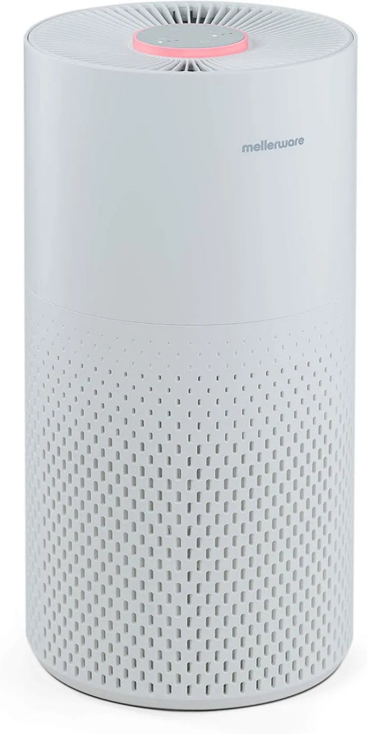 Mellerware oczyszczacz powietrza, HEPA 13 16 m², detektor PM 2, 3 filtry