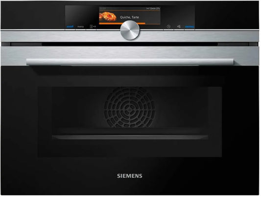 SIEMENS, CM678 G4S1 Piekarnik elektryczny, 45 l, 1000 W, czarny