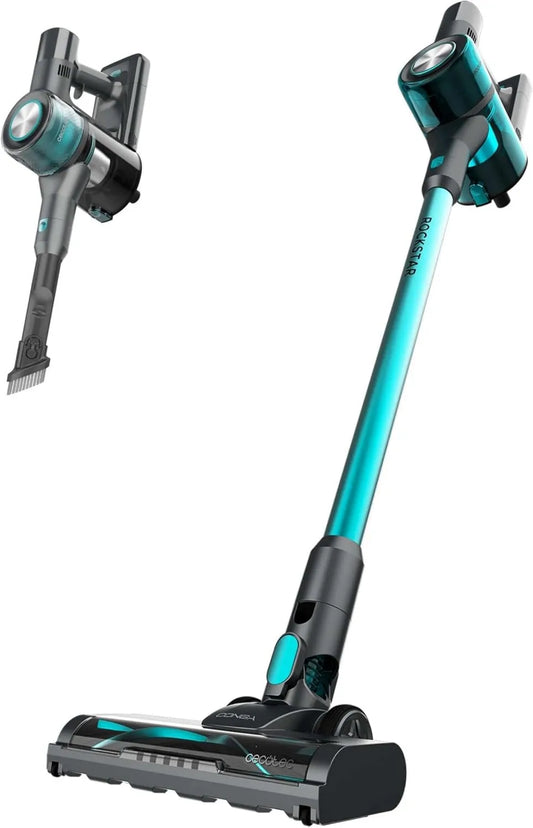 Cecotec odkurzacz pionowy, P50 80AW Odkurzacz, 265 W, duży zbiornik, Autonomia do 50min, silnik BDLC z 265 W mocy, 20000Pa, Reservoir 1200 ml