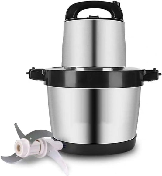 LAIKAIEU maszynka do mięsa, Silnik, robot, 6 l, 1500 W, 3 prędkości, profesjonalny, stal nierdzewna, do użytku komercyjnego lub domowego
