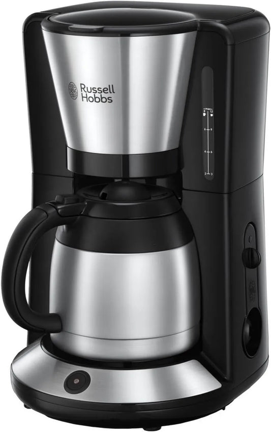 Russell Hobbs, Elektryczny ekspres do kawy, 1 l, 1100 W, Ekspres do kawy 24020- 56, Pourer Isotermalny 1 l, 8 filiżanek