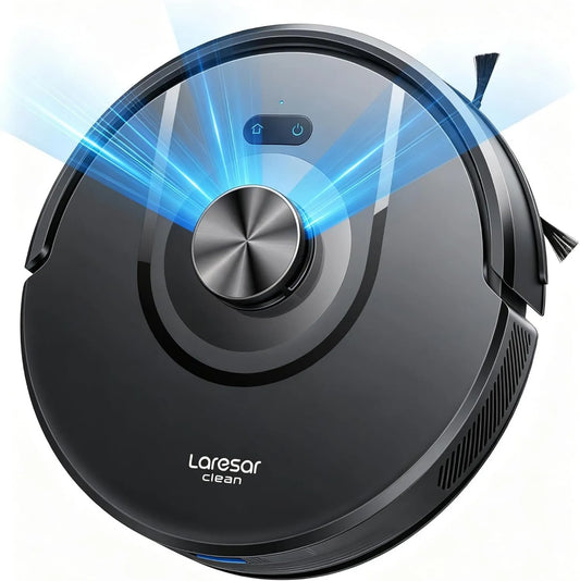 Laresar Clean robot sprzątający, Odkurzacz, 200 Min zakres, Odkurzacz 10 000 Pa, Alexa / App
