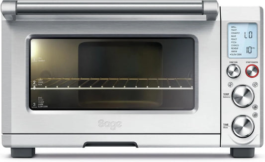 Sage mini piekarnik, 10h Piekarnik elektryczny, 2400 W, 10 programów, kompaktowy, stal nierdzewna, Konwekcja -30%; Latarnia i oświetlenie wnętrz
